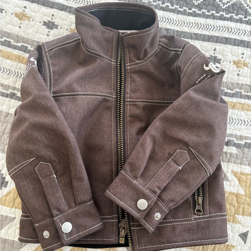 Brown Kids Jacket